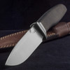 Lionsteel Acha Black Burlap Micarta Fixed Blade