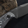 Kizer Buddy Fat Carbon White Storm Fixed Blade