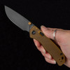Vosteed Marten Amber Blackwashed Folding Knife