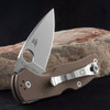 Spyderco Native 5 Brown G10 Sprint Run Folding Knife
