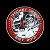 D Rocket Design Rocket Girl Morale Patch