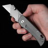 Twisted Assisted Pallas Titanium Utility Knife Natural