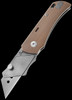 Twisted Pallas G10 Utility  Knife Tan