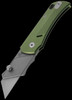 Twisted Pallas Aluminium Utility Knife OD Green