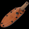 Zero Tolerance 0004 Brown Canvas Micarta Fixed Blade