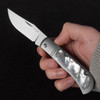Kizer Trestle Titanium Mother of Pearl Folding Knife