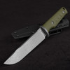 Kizer Camp 180 Stonewashed Fixed Blade