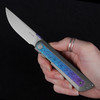 Kizer Quoll Crystallized Titanium Folding Knife