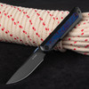 Kizer Quoll Titanium Damascus  DLC Folding Knife