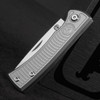 Chaves Knives Redencion Milled Titanium Folding Knife
