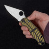 Spyderco Para 3 Salt Yellow and Black Folding Knife