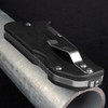 1881 Knife Works Broadway Black Tumbled Tanto Folding Knife