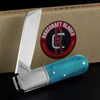 RoseCraft Beaver Creek Barlow Bora Bora Blue 2 Folding Knife
