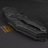 We Knife Orc Boss Black Carbon Fiber Folding Knife