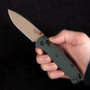 Benchmade Bugout Taiga Green Folding Knife