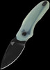 Twisted Assisted Fortis Drop Point Blackwash Jade Folding Knife