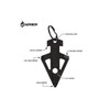 Gerber Broadhead Keychain Tool Black
