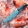 Benchmade Fishcrafter 5" Magnacut Depth Blue Santoprene Fixed Blade