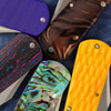 Jack Wolf Knives Gateway Barlow Abalone Folding Knife