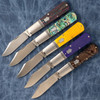 Jack Wolf Knives Gateway Barlow Abalone Folding Knife