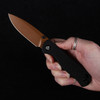 QSP Ferret Rose Gold Folding Knife