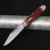 RoseCraft Birchfield Camp Jack Brown Jigged Bone Folding Knife
