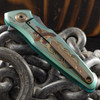 Spartan Pandia Stonewashed Ronin Fire Damast Folding Knife