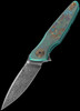 Spartan Pandia Stonewashed Ronin Fire Damast Folding Knife