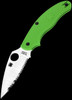 Spyderco UK Penknife Salt Green Spyderedge Folding Knife