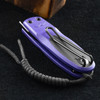 Civivi Purr G10 Purple and Black Blackwashed Folding Knife