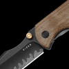 Kizer Harpoon Titanium Micarta Folding Knife