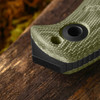 Kizer Sheepdog Survival Green Micarta Folding Knife