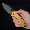 Giant Mouse Ace Atelier Brass Folding Knife