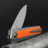 Anso ARN Titanium G10 Amber Folding Knife