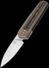 Anso ARN Titanium Richlite Amber Folding Knife