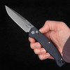 Hogue Mysto 3.4 Water Blue Canyon Richlite Folding Knife