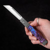 Jack Wolf Feelbetter Jack Purple Abalone Folding Knife