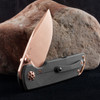 Boker M4 Sherman Damast Rose Gold Folding Knife