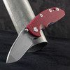 Hinderer NF Spanto Battle Blue Red G10 Folding Knife