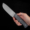 Maserin Woodsman Black Denim Micarta Fixed Blade