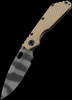 Strider SMF Tiger Stripe Titanium Custom Knife