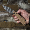Strider SMF Tiger Stripe Titanium Custom Knife
