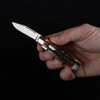 Jim Dunlap Gunstock Amber Stag Custom Knife