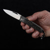 Arno Bernard Rinkhals Snakeskin Carbon Fibre Custom Knife