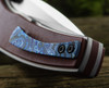 Bober Blades Diplomat Red Morphaholic Glass Custom Knife