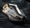 Alan Folts Quasi Brass Fat Carbon Custom Knife