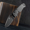 Spyderco ButtonUp Carbon Fibre Black Folding Knife