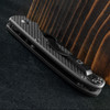 Spyderco ButtonUp Carbon Fibre Black Folding Knife