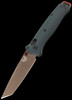 Benchmade 537FE-2601 Bailout Taiga Green Aluminium Folding Knife