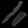 Kizer Hissbite Damast Fixed Blade